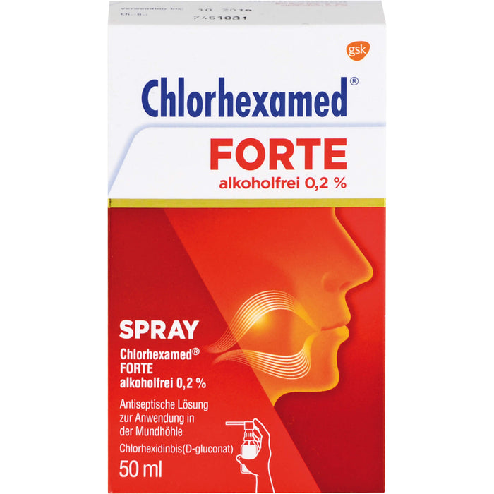 Chlorhexamed forte alkoholfrei 0,2 % Spray, 50 ml Lösung