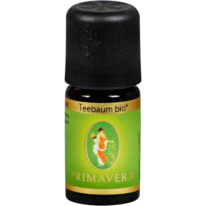 PRIMAVERA Teebaum bio 100% naturreines Ätherisches Öl, 5 ml Huile éthérique