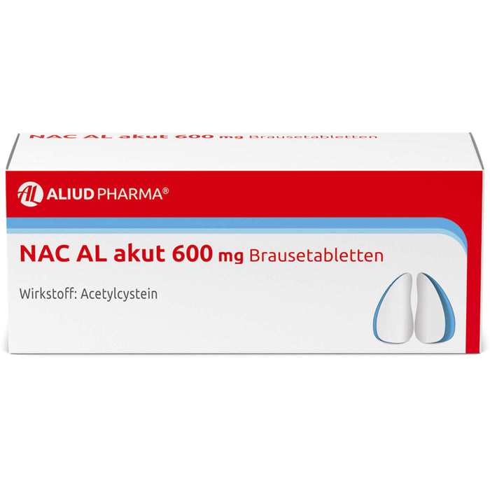 NAC AL akut 600 mg Brausetabletten, 10 pc Tablettes