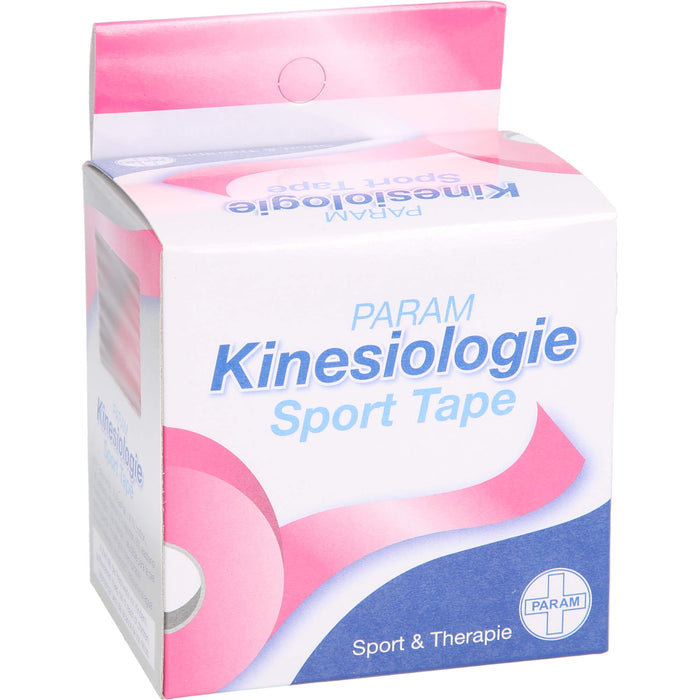 PARAM Kinesiologie Sport Tape 5 cm x 5 m Pink, 1 pc Pansement