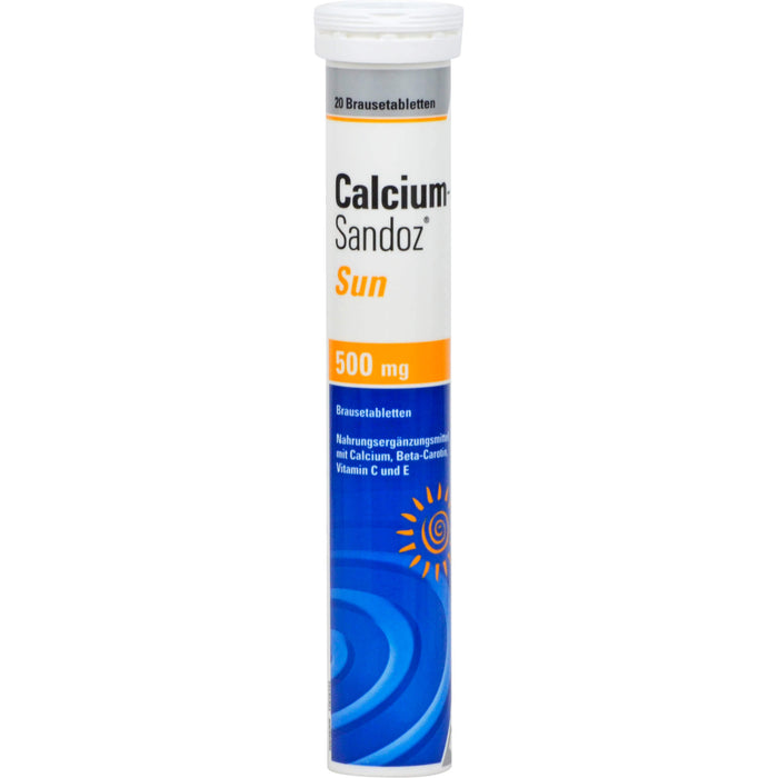 Calcium-Sandoz sun Brausetabletten, 20 St. Tabletten