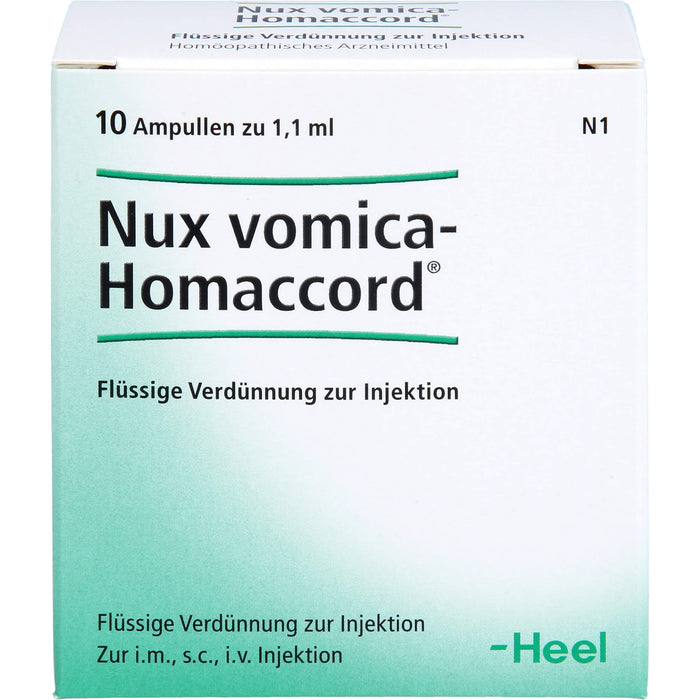 Nux vomica-Homaccord Inj.-Lsg., 10 pcs. Ampoules