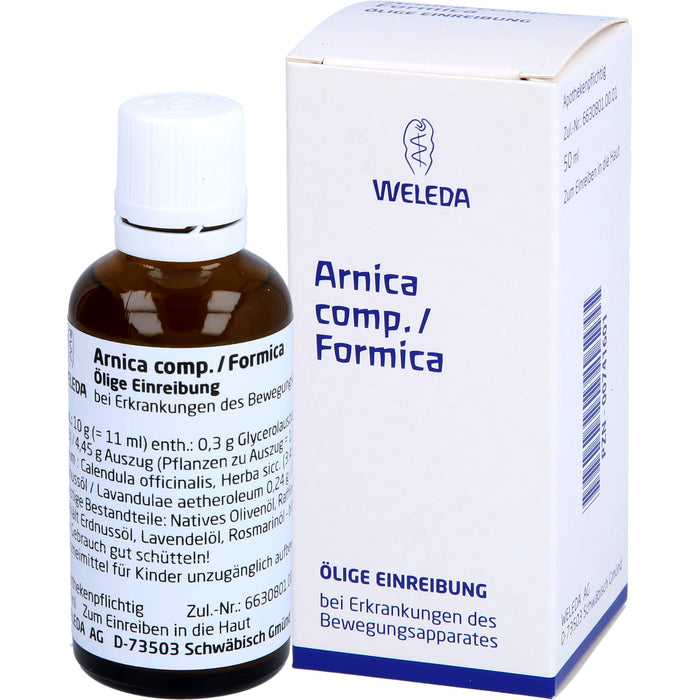 Arnica comp./Formica, Ölige Einreibung, Weleda, 50 ml EIN