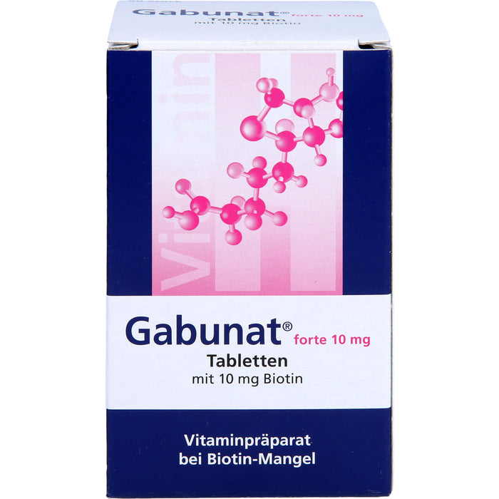 Gabunat forte 10 mg Tabletten mit Biotin bei Biotinmangel, 90 pcs. Tablets