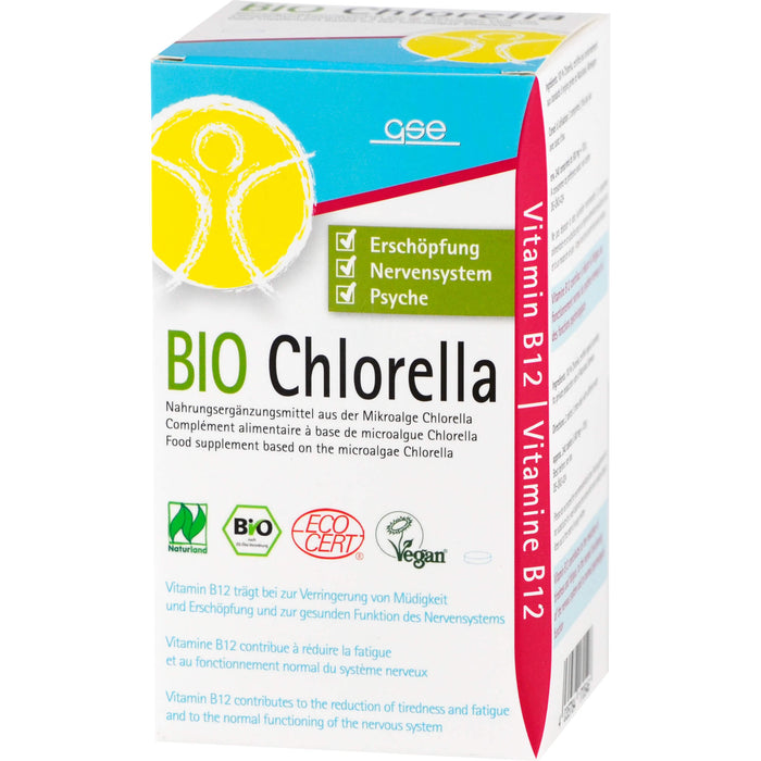 GSE Chlorella 500 mg Bio Naturland Tabletten, 240 pcs. Tablets