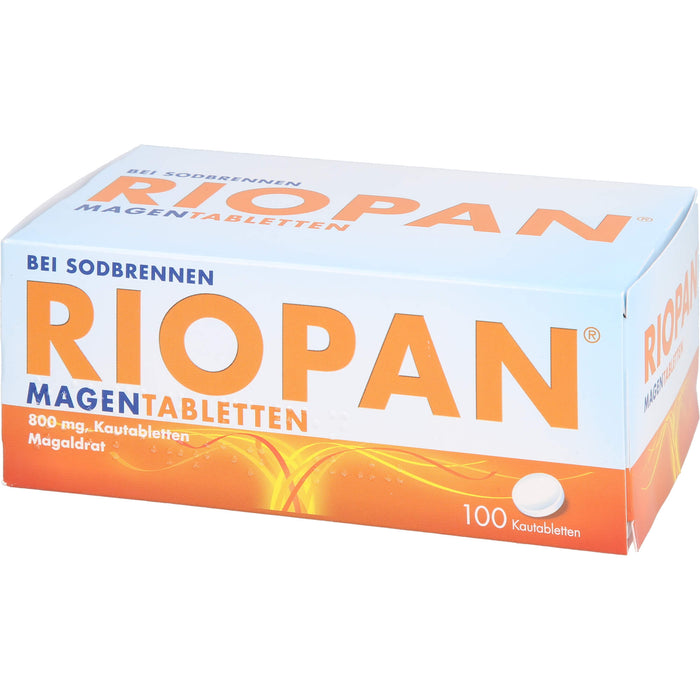 RIOPAN Magen-Kautabletten bei Sodbrennen, 100 pcs. Tablets