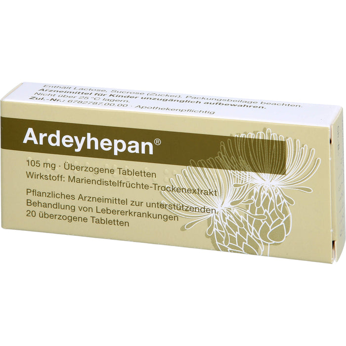 Ardeyhepan überzogene Tabletten, 20 St. Tabletten