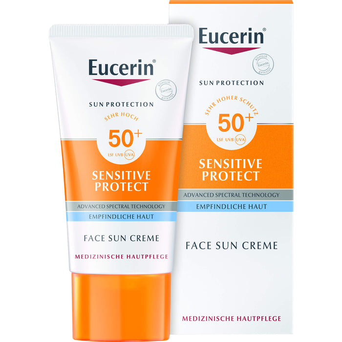 Eucerin Sensitive Protect Face Sun Creme LSF 50+, 50 ml Cream