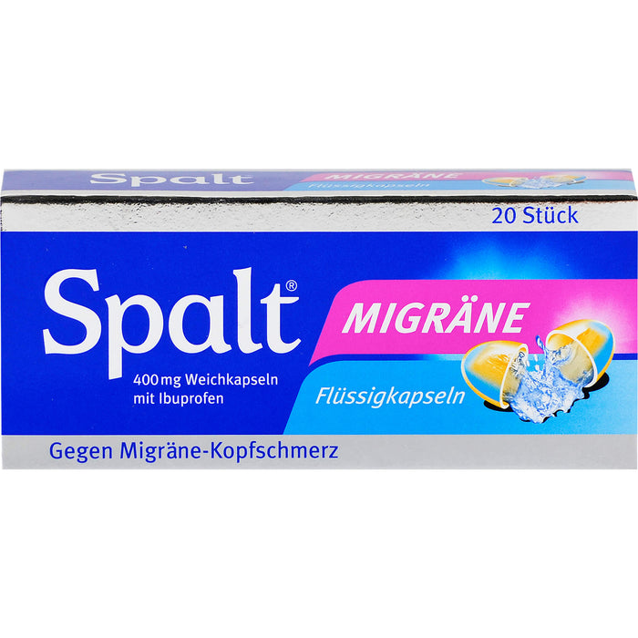 Spalt Migräne Flüssigkapseln, 20 pcs. Capsules