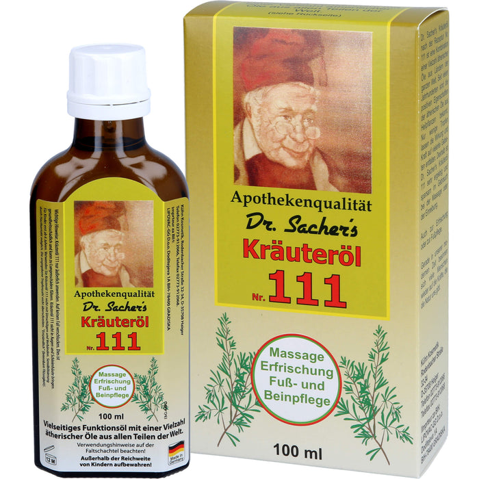 Dr. Sacher´s Kräuteröl Nr. 111 Ölmischung, 100 ml Solution