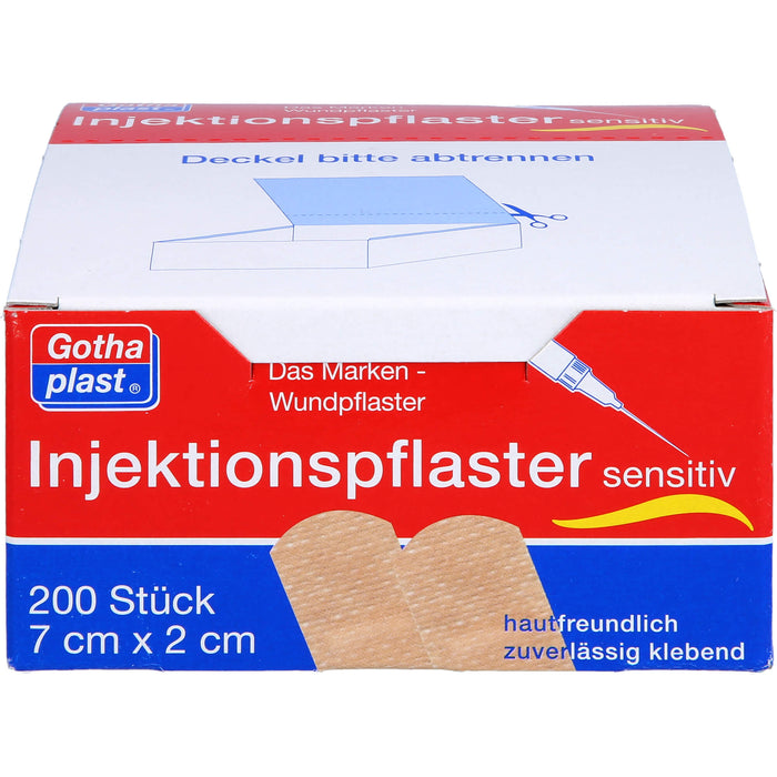 Gothaplast Injektionspflaster sensitiv 7cmx2cm, 200 St PFL