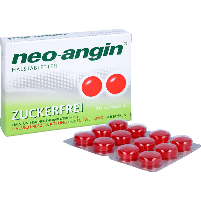 neo-angin Halstabletten zuckerfrei Original KLOSTERFRAU, 24 pcs. Tablets