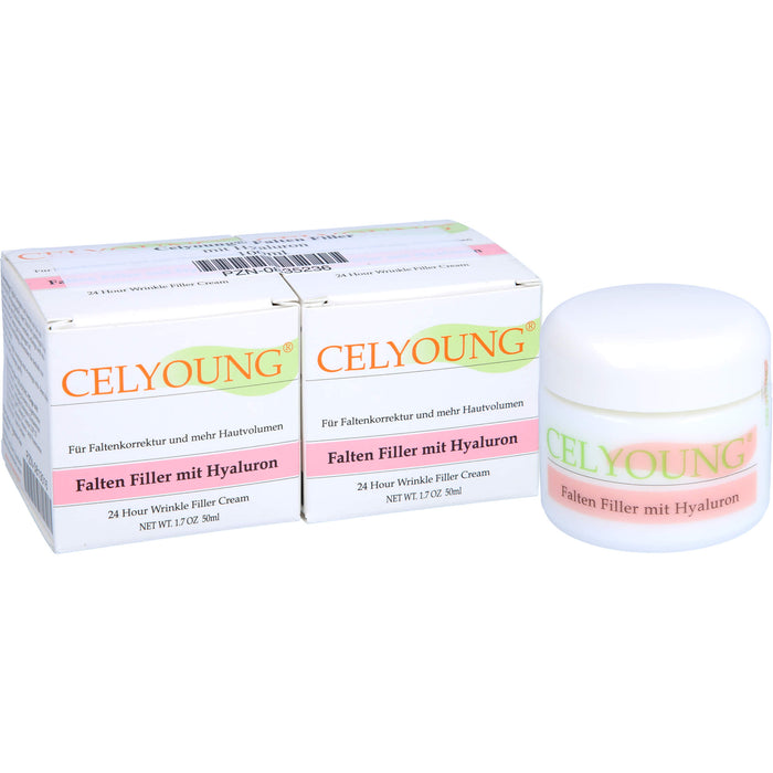 CELYOUNG Faltenfiller mit Hyaluron, 100 ml Cream