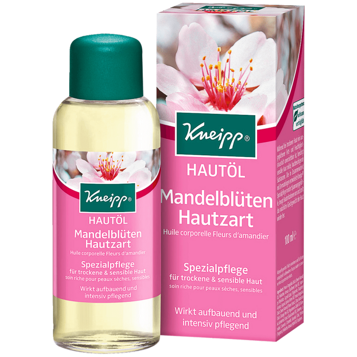 Kneipp Hautöl Mandelblüten hautzart für trockene und sensible Haut, 100 ml Oil