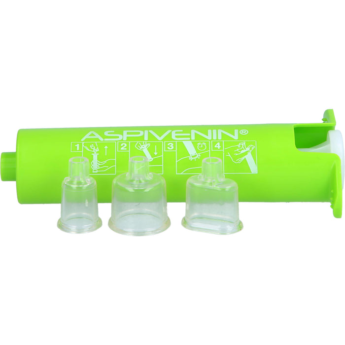 Aspivenin Insektengiftentferner - Unterdruck-Minipumpe zur Soforthilfe bei Insektenstichen, 1 pcs. Pump