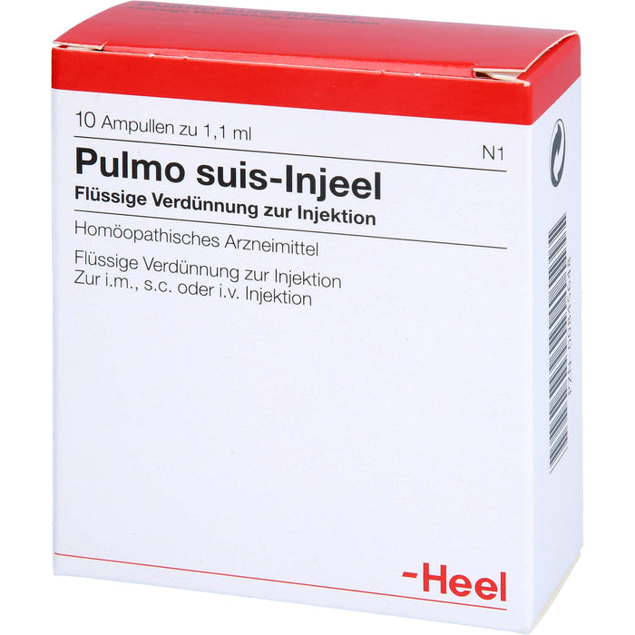 Heel Pulmo suis-Injeel flüssige Verdünnung zur Injektion, 10 pcs. Ampoules