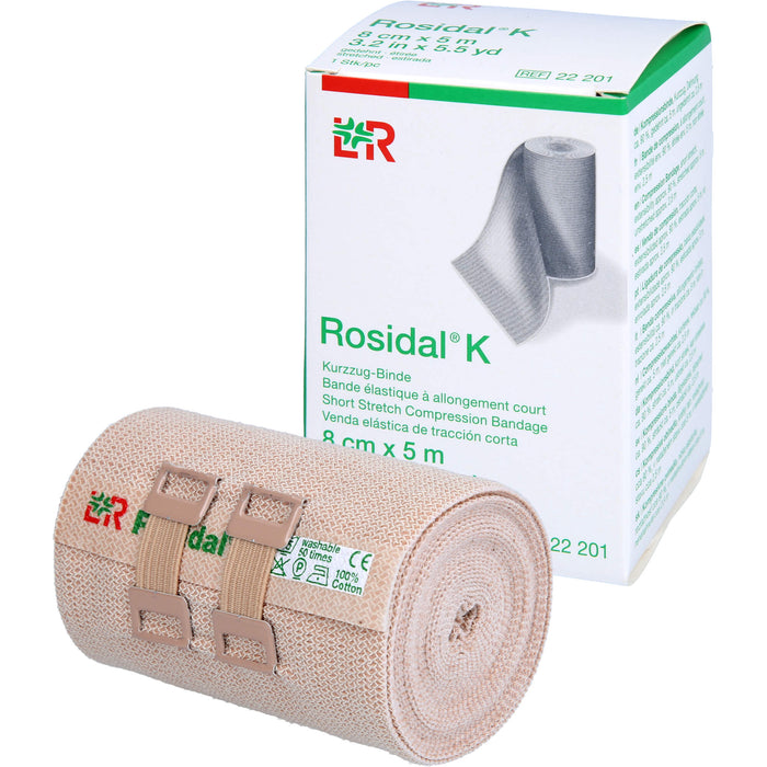 Rosidal K Kurzzug-Binde 8 cm x 5 m, 1 St. Binde