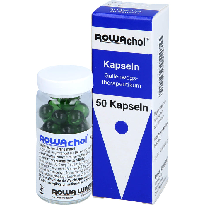 ROWAchol Kapseln Gallenwegstherapeutikum, 50 St. Kapseln