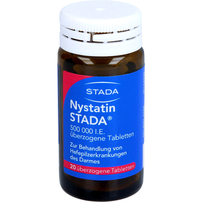 Nystatin STADA Tabletten bei Hefepilzerkrankungen des Darmes, 20 St. Tabletten