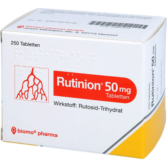 Rutinion 50 mg, Tabletten, 250 St TAB