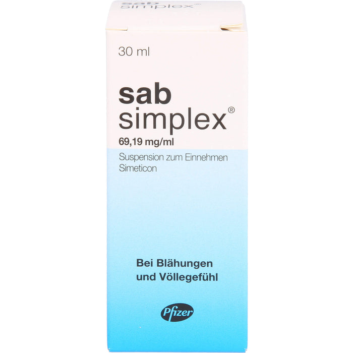 sab simplex Suspension bei Blähungen und Völlegefühl, 30 ml Lösung