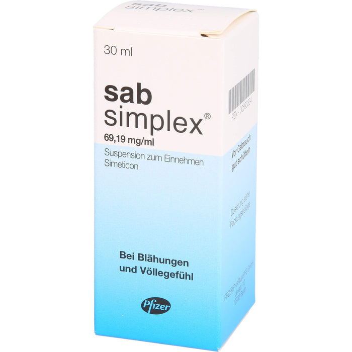 sab simplex Suspension bei Blähungen und Völlegefühl, 30 ml Lösung