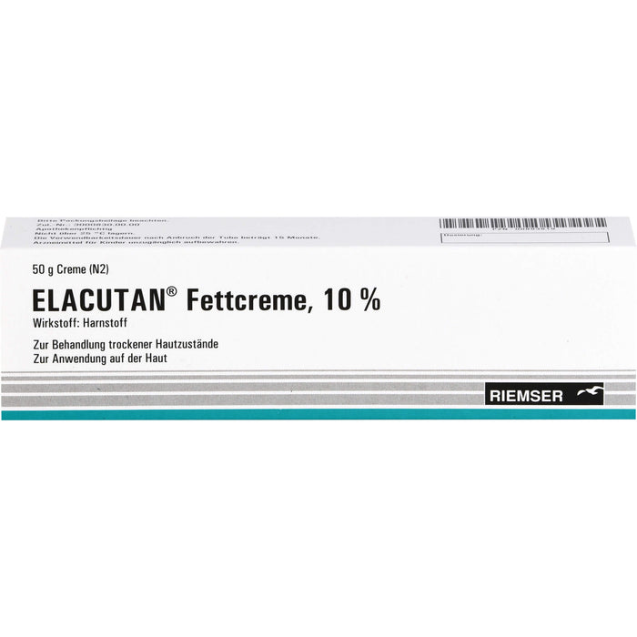 Elacutan Fettcreme 10 % zur Behandlung trockener Hautzustände, 50 g Cream