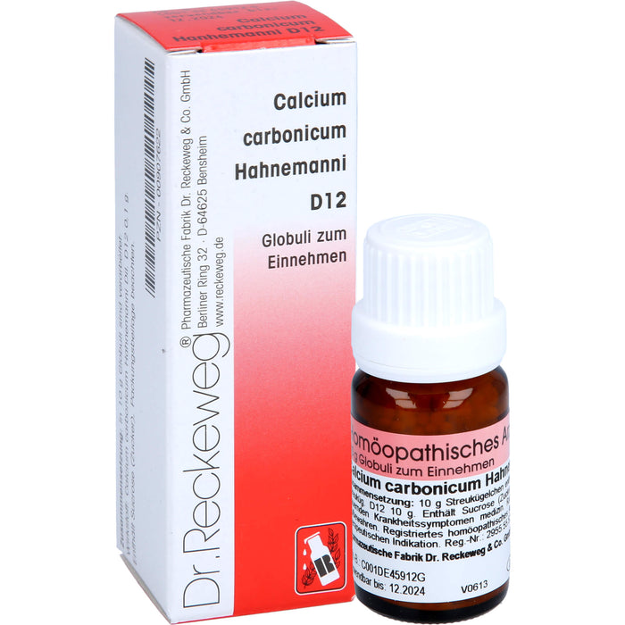 DR. RECKEWEG & CO Calcium carbonicum Hahnemanni D 12 Globuli, 10 g Globules