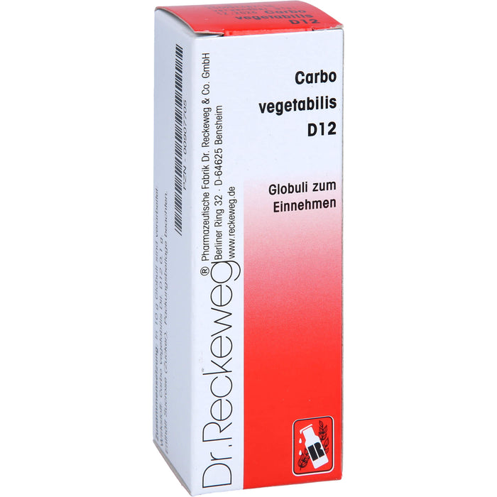 DR. RECKEWEG & CO Carbo vegetabilis D 12 Globuli, 10 g Globuli