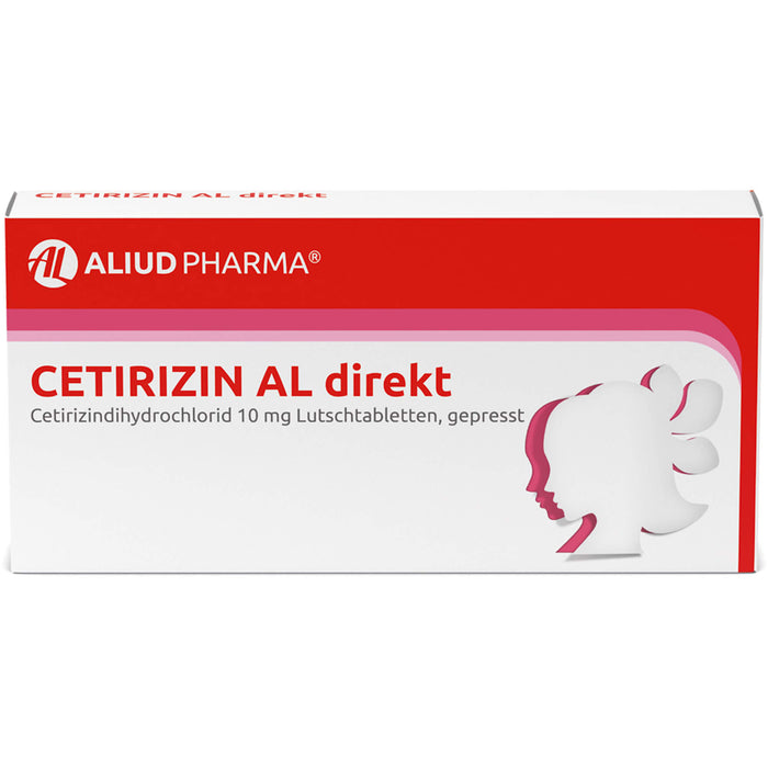 Cetirizin AL direkt, 10 mg Lutschtablette, gepresst, 21 pc Tablettes