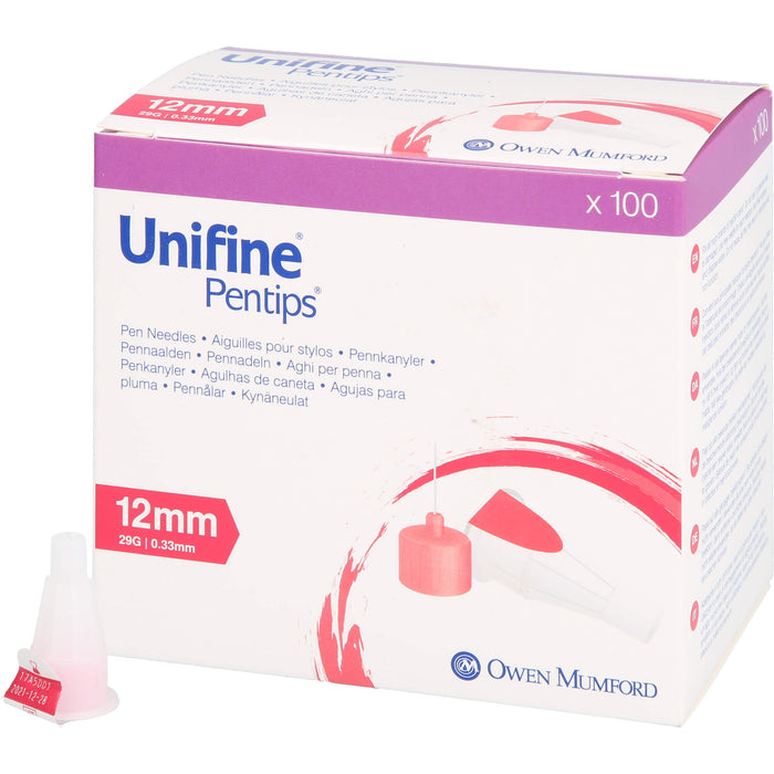 Unifine Pentips 12mm 29G, 100 St KAN