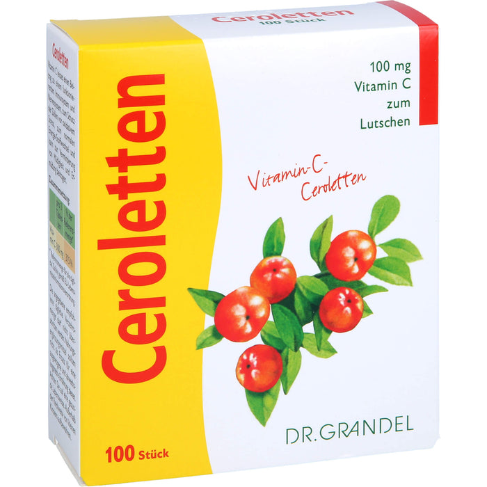 DR. GRANDEL Ceroletten Lutschtabletten, 100 pcs. Tablets