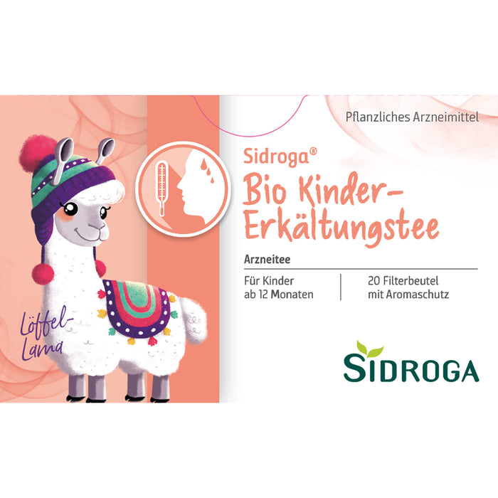 Sidroga Bio Kinder Erkältungstee, 20 pc Sac filtrant