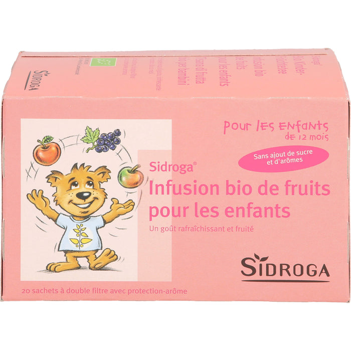 Sidroga Bio Kinder-Früchtetee, 20 pc Sac filtrant