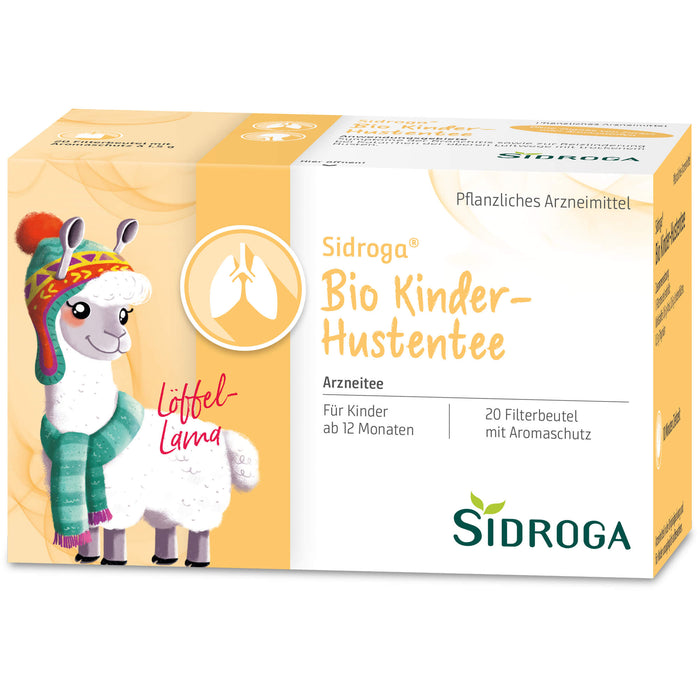 Sidroga Bio Kinder Hustentee, 20 pc Sac filtrant