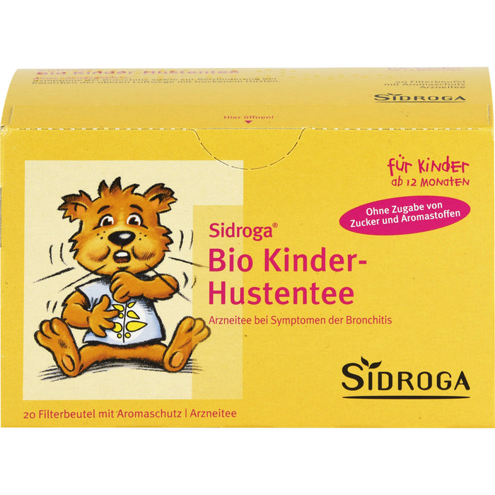 Sidroga Bio Kinder Hustentee, 20 pc Sac filtrant