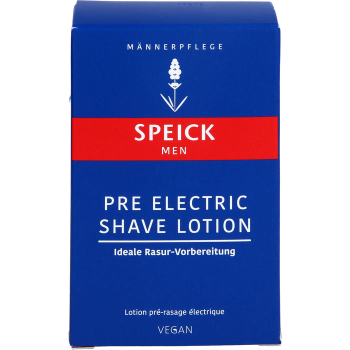 SPEICK Men Pre Electric Shave Lotion vor der Rasur, 100 ml Lotion