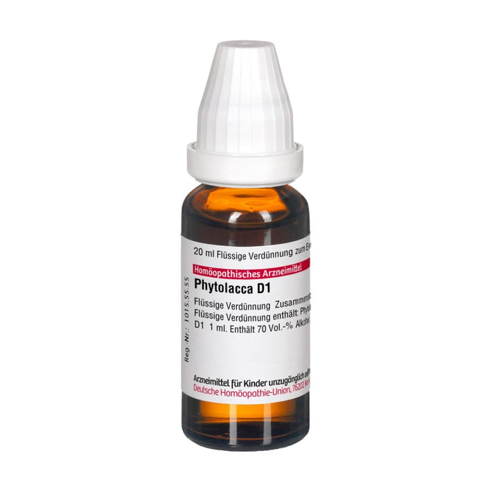 DHU Phytolacca D1 Dilution, 20 ml Lösung