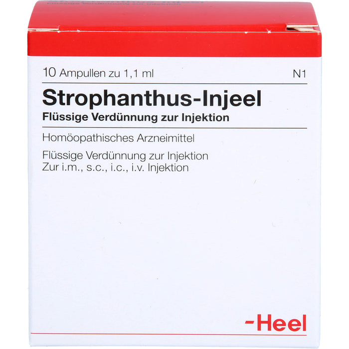 Heel Strophanthus Injeel flüssige Verdünnung, 10 St. Ampullen