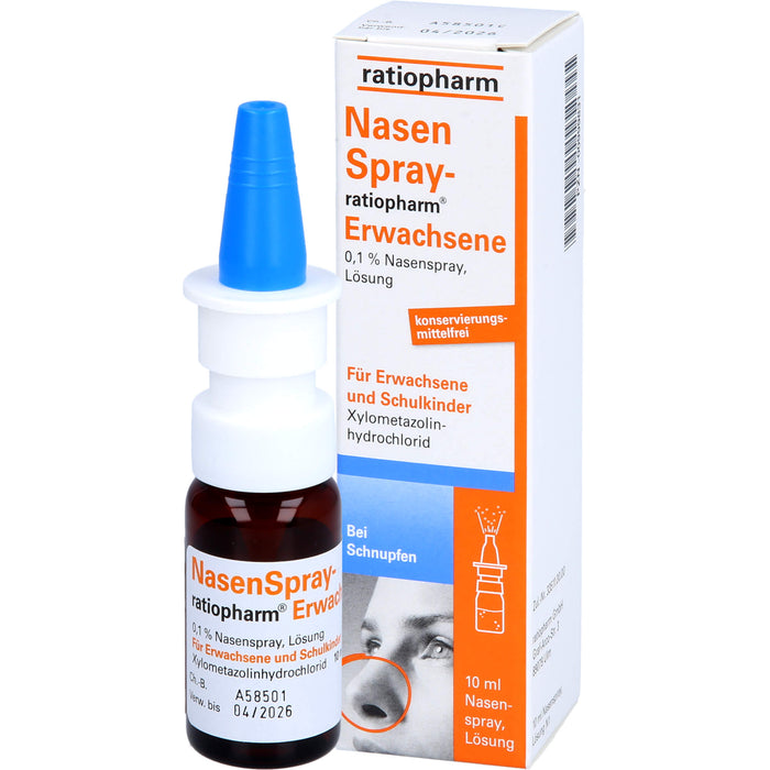 NasenSpray-ratiopharm Erwachsene, 10 ml Solution