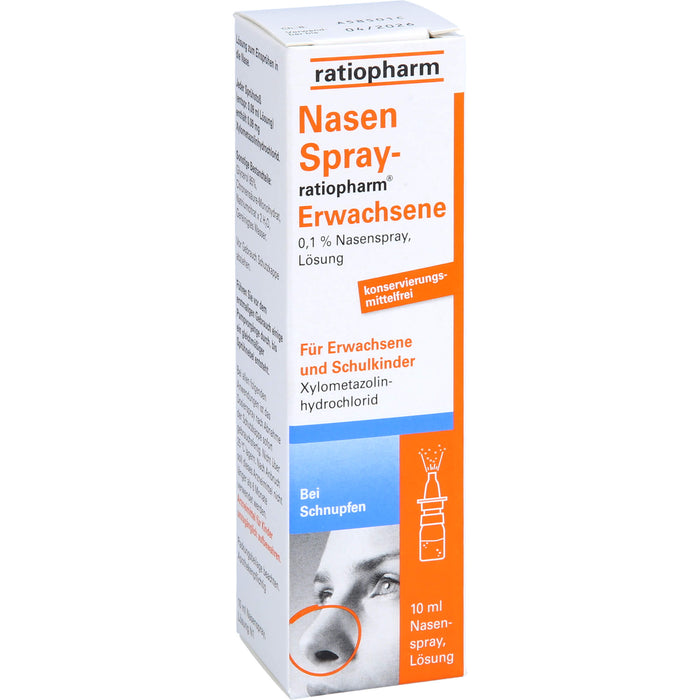 NasenSpray-ratiopharm Erwachsene, 10 ml Lösung