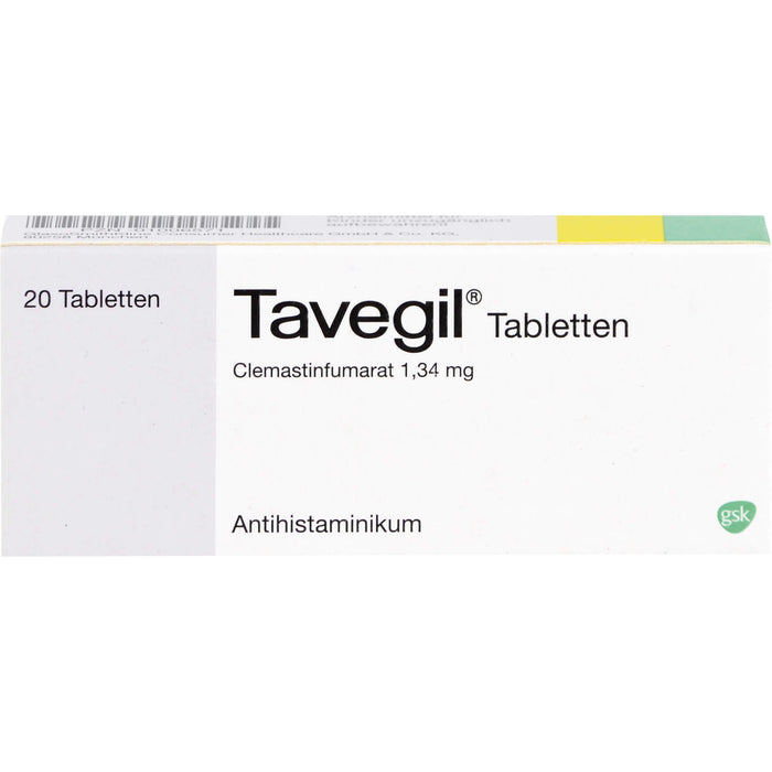 Tavegil Tabletten Antihistaminikum, 20 pc Tablettes