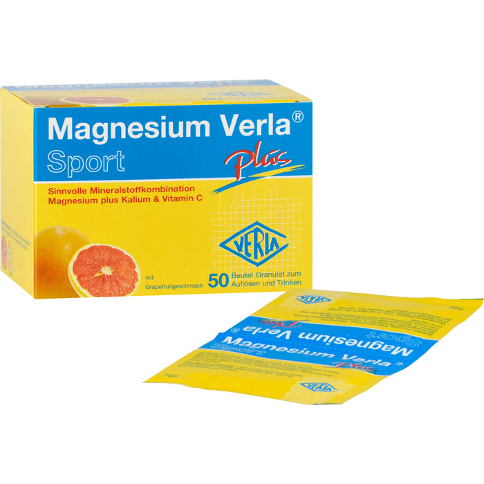 Magnesium Verla plus Sport Granulat, 50 pc Sachets