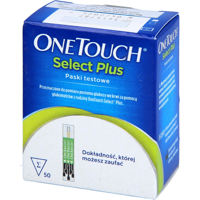 One Touch Select Plus Blutzuckerteststreifen Reimport EurimPharm, 50 pc Bandelettes réactives