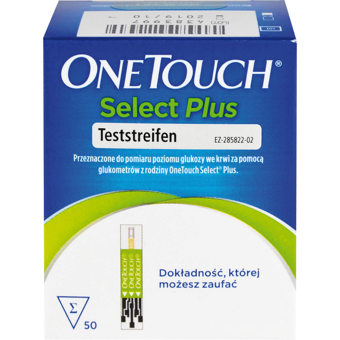 One Touch Select Plus Blutzuckerteststreifen Reimport EurimPharm, 50 St. Teststreifen