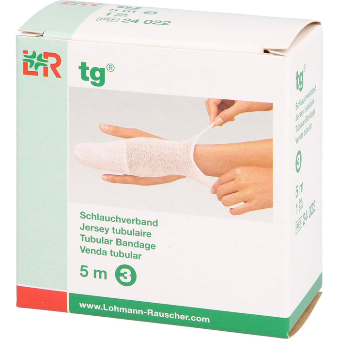 tg Schlauchverband 5 m Gr. 3 zur Fixierung von Wundauflagen, 1 pc Bandage