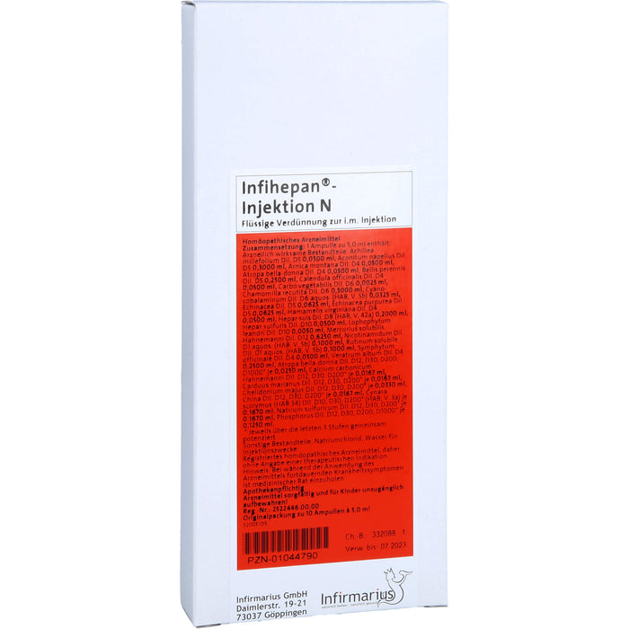 Infihepan Injektion N flüssige Verdünnung, 10 pcs. Ampoules