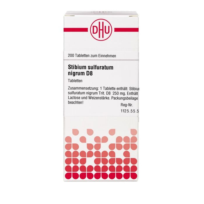 DHU Stibium sulfuratum nigrum D8 Tabletten, 200 St. Tabletten