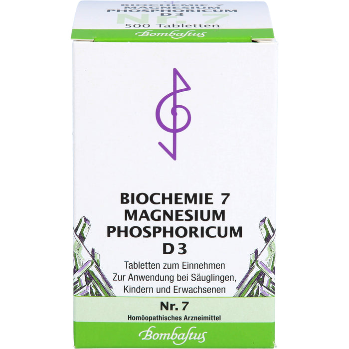 Biochemie 7 Magnesium phosphoricum Bombastus D3 Tbl., 500 St TAB