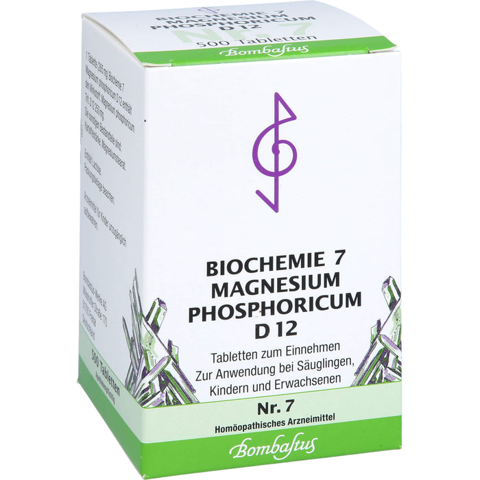 Biochemie 7 Magnesium phosphoricum Bombastus D12 Tbl., 500 St. Tabletten